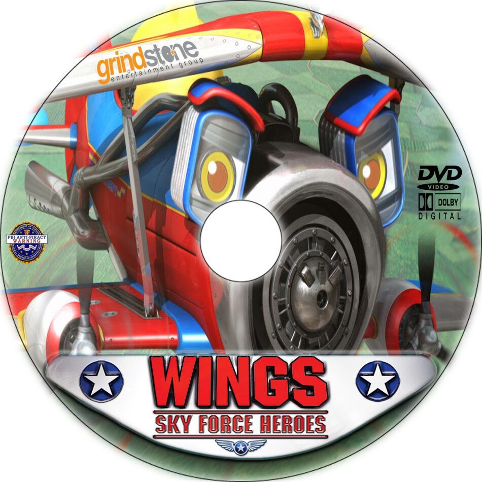 Wings: Sky Force Heroes dvd label