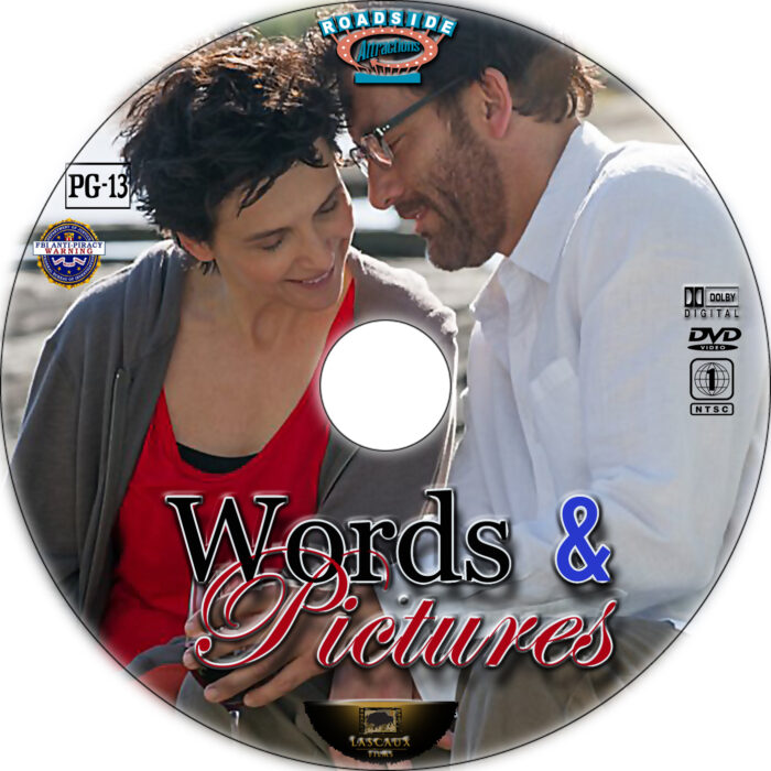 Words and Pictures dvd label