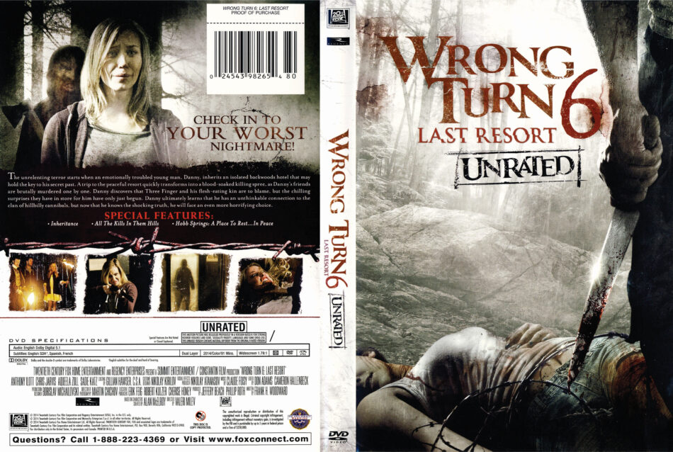 wrong turn 1 dvd