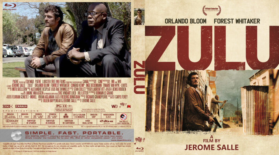 zulu blu-ray dvd cover