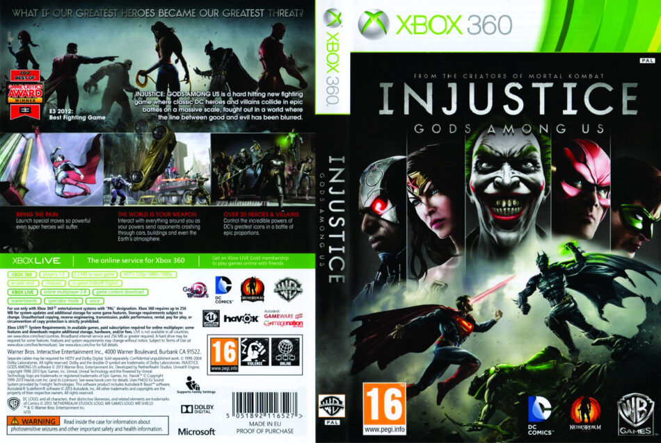injustice xbox 360