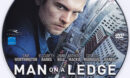 Man on a Ledge (2012) R0 Custom DVD Label