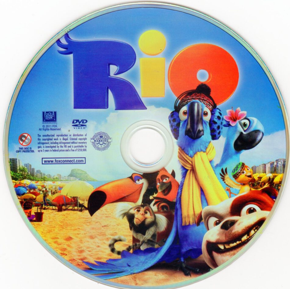 Rio 11 Ws R1 Cartoon Dvd Cd Label Dvd Cover Front Cover