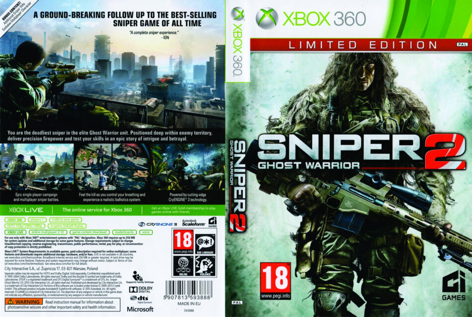 sniper ghost warrior xbox 360