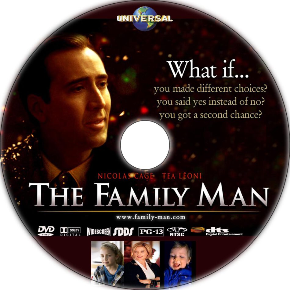The Family Man DVD Label (2000) R1 Custom Art