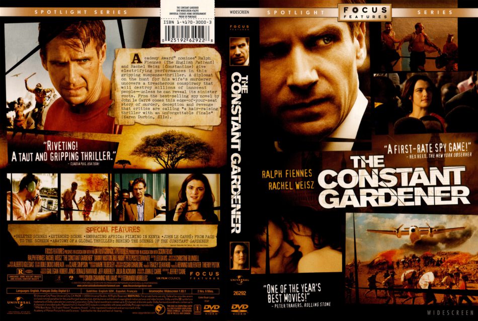 The Constant Gardener 2005 Ws R1 R2 Movie Dvd Cd Label