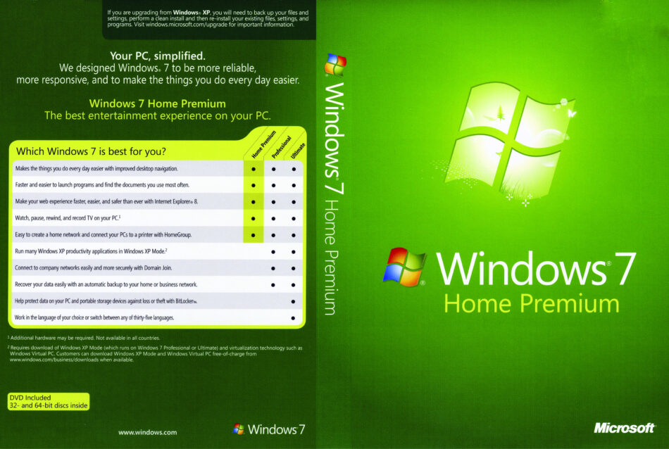 windows xp mode windows 7 32-bit or the 64-bit