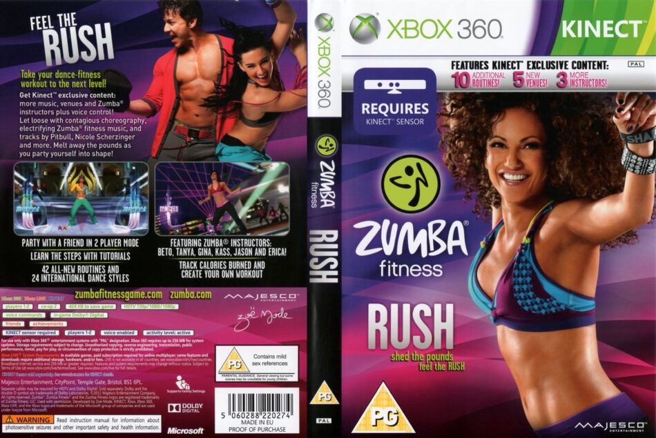 zumba fitness rush xbox 360